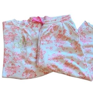 PINK Victoria's Secret x LoveShackFancy Floral Set
